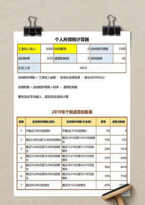 【Excel模板】打造你的快捷個稅計算器 輕松搞定薪資計算